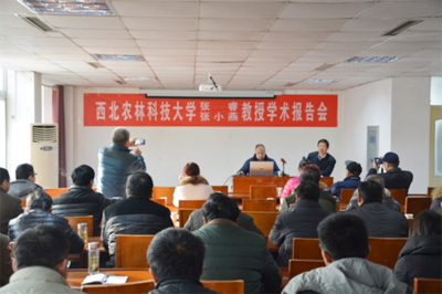 我院邀请西北农林科技大学教授做学术报告会